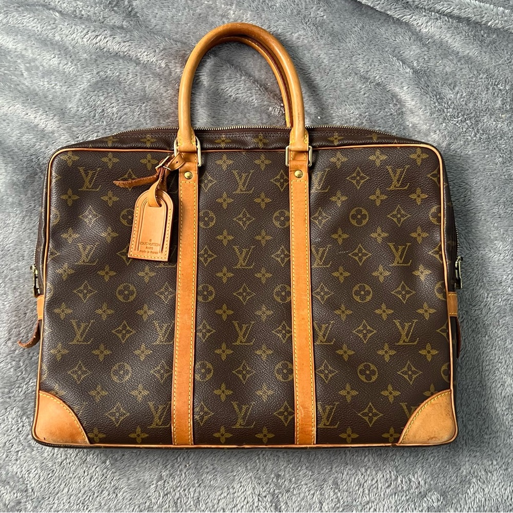 Louis Vuitton Brown Monogram Briefcase - Picture 1 of 11